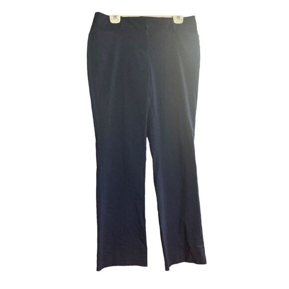 Rafaella Women’s Soft Crepe Modern Fit Dress Pants Navy Blue Size 10 - Picture 1 of 10